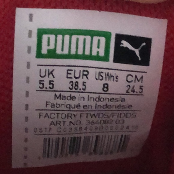 Limited Edition Red Pumas - Picture 7 of 7